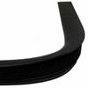 C24-211-845-521-DGR - 211845521D - GENUINE GERMAN - SEAL FOR REAR HATCH WINDOW - WITHOUT GROOVE FOR MOLDING (CAL-LOOK STYLE) - PREFORMED MOLDED CORNERS  - BUS 68-79 - SOLD EACH