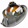 C24-211-941-037-CHE - 211941037 - GENUINE HELLA GERMAN MADE - LEFT SIDE (LHD) EUROPEAN STYLE HEADLIGHT ASSEMBLY W/STAINLESS STEEL RIM - BUS 52-67 - (BULB SOLD SEP.- SEE VHD-N17-7053) - SOLD EACH