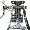 C26-799-402 - CHROME PEDAL FRAME WITH ROLLER PEDAL - SOLD EACH