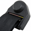 C26-857-013WC - 3 POINT SEAT BELTS WITH SHOULD BELT - BLACK FOR FRONT LEFT AND RIGHT - WITH INSERT FOR WOLFCREST EMBLEM - EMBLEM SOLD SEP. - SOLD PAIR