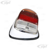 C28-111-945-095-PE - 111945095P - COMPLETE TAIL LIGHT ASSEMBLY WITH AMBER & RED LENS (EURO STYLE) - LEFT - BEETLE 68-70 - SOLD EACH