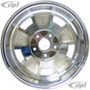 C32-BR1C - BRM FULLY CHROME PLATED WHEEL -BUS 71-79 - VANAGON 80-92 - 15 IN. x 5.5 IN. WIDE (5X112MM) - 15 X 5-1/2 - CENTER CAP AND MOUNTING HARDWARE IS SOLD SEPARATELY  - SOLD EACH