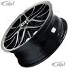 C32-COS-5515-1B - COSMIC ROAD WHEEL - BLACK - 15 INCH X 5.5 INCH WIDE - 5 BOLT X 112MM BUS/VANAGON PATTERN - BUS 71-79 - VANAGON 80-92 - HARDWARE SOLD SEP. - SOLD EACH