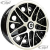 C32-COS205-5515-B - COSMIC ROAD WHEEL - GLOSS BLACK - 15 INCH X 5.5 INCH WIDE - WIDE 5 - 5X205MM BOLT PATTERN - 4INCH BACKSPACE - CAP INCLUDED - HARDWARE SOLD SEP. - SOLD EACH - (A20)
