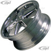 C32-FU171P - 911 STYLE 5 SPOKE ALUMINUM WHEEL - FULLY POLISHED - 7 INCH WIDE X 17 INCH DIA.(5.5 IN. BACKSPACE/ET40) - 5X112MM BOLT PATTERN - CENTER CAP AND HARDWARE SOLD SEPARATELY - SOLD EACH