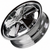 C32-FU205-4515C - FULLY CHROMED 911 STYLE WHEEL - 4.5X15 INCH (3.5 INCH BACKSPACE) - 5 X 205MM BOLT WHEEL - SOLD EACH