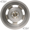 C32-SS5112-7017-C - CIP SS SUPER SPEED WHEEL W/CENTER AND VALVE STEM - FULLY CHROME PLATED - 17 INCH X 7 INCH WIDE - (BACKSPACING 5.6 INCH ET+40) 5 BOLT X 112MM - BUS 71-79 - VANAGON 80-91 - HARDWARE SOLD SEP. - SOLD EACH