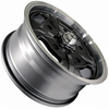 C32-SS5205-7017-GM - CIP SS SUPER SPEED WHEEL W/CENTER AND VALVE STEM - GUN METAL GREY - 17 INCH X 7 INCH WIDE - (BACKSPACING 5.6 INCH ET+40) 5 BOLT X 205MM - BEETLE 46-67 / GHIA 52-65 / TYPE-3 62-65 / BUS 52-70 - HARDWARE SOLD SEP. - SOLD EACH