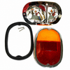 C33-S00619 - 211945241AE - 211-945-241-AE - GERMAN QUALITY FROM C&C U.K. - REAR COMPLETE TAILLIGHT ASSEMBLY - COMPLETE WITH REPRO LENSE AND SEAL - BUS 62-7/71 - SOLD EACH