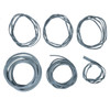 C33-S01209 - 231069413 - 231-069-413 - GERMAN QUALITY FROM C&C U.K. - WESTFALIA LOUVERED WINDOW SEAL KIT IN GREY - BUS 68-79 - SOLD KIT