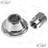 ACC-C10-5424 - EMPI 9119 - CHROME ALTERNATOR / GENERATOR NUT & SPACER - BEETLE 46-79 / GHIA 56-74 / BUS 50-71 / THING 73-74 - SOLD EACH