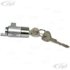 C33-S33456 - (211843710 - 211-843-710) - GERMAN QUALITY FROM C&C U.K. -  LOCK BARREL AND KEY FOR LHD FOR RIGHT DOOR 73-79 - SOLD EACH