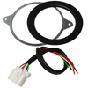C34-EET4-1B32-03N - 86MM 0-6000RPM TACHOMETER - BLACK FACE 12V IN DASH CLUSTER - WILL FIT ALL 68-79 - CORRECT COLOR FOR BUS 73-79 - REF. EMPI 14-1153-0 - SOLD EACH
