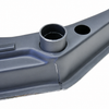 TAB-400-452 - 111-801-046-K - 111801046K - DELUXE RIGHT HEATER CHANNEL ASSEMBLY - SUPER BEETLE 71-79 - CONVERTIBLE BEETLE 71-79 - MADE BY DANSK IN DENMARK - SOLD EACH