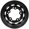 ACC-C10-6620-MB - STOCK 5X205MM 5 BOLT STEEL WHEEL - SEMI-GLOSS BLACK - 15X4-1/2 (3-3/4 INCH BACK SPACING) - BEETLE 52-67 - GHIA 56-65 - TYPE-3 62-65 - SOLD EACH
