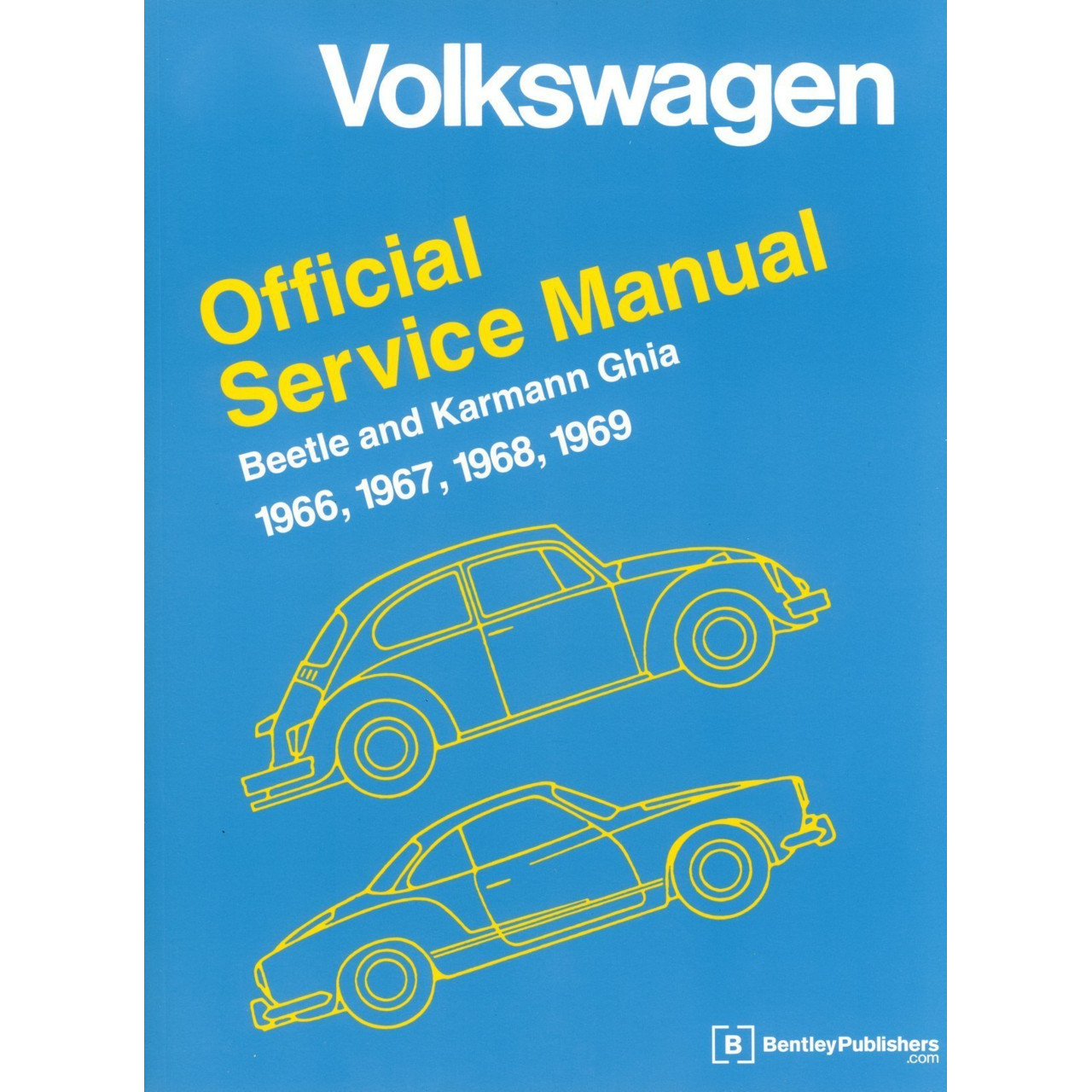 ACC-C10-9650 - V121 - BENTLEY WORKSHOP SERVICE MANUAL - BEETLE 66-69 -  KARMANN GHIA 66-69 - EMPI REF.# 11-0701 - SOLD EACH