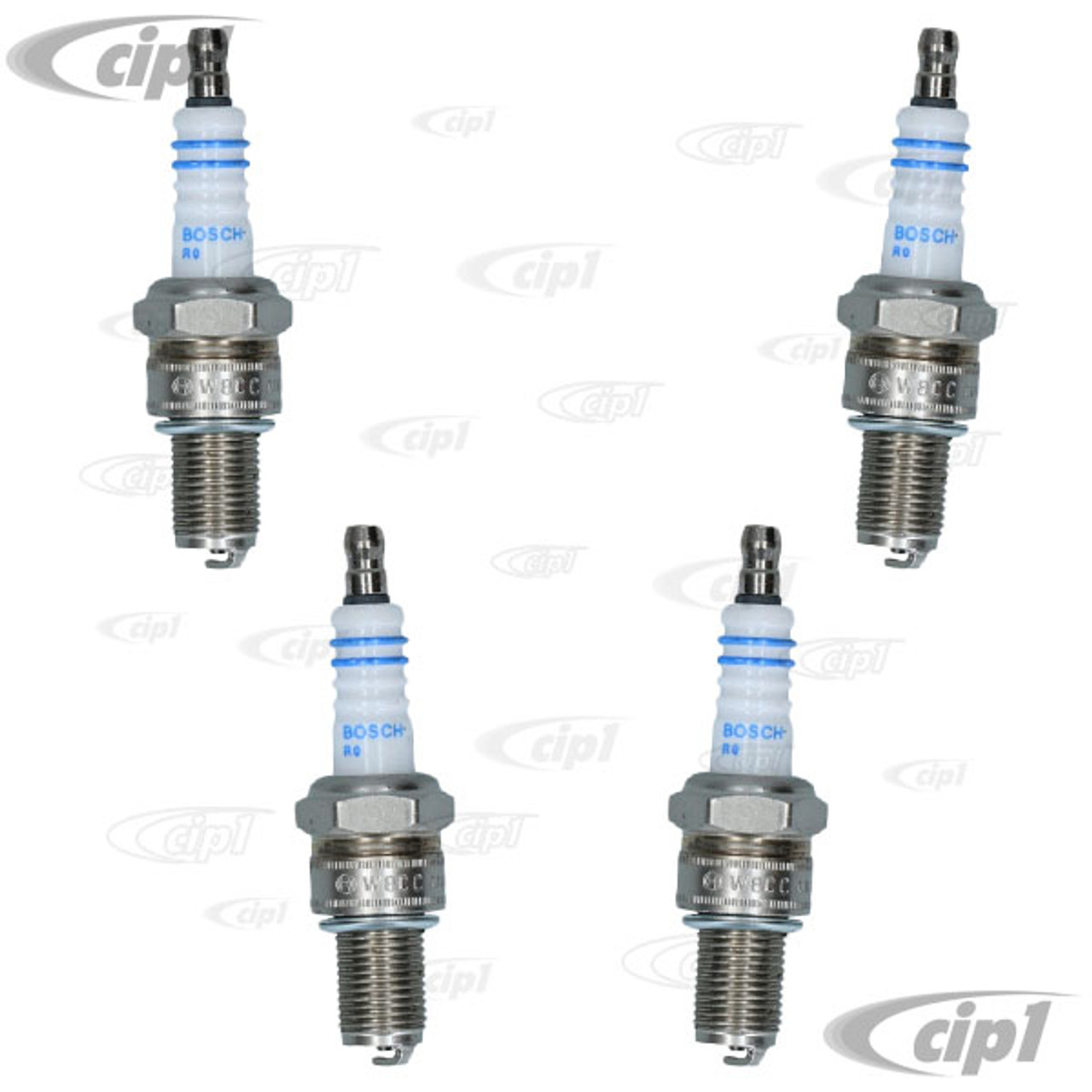 BOS W8CC 4 GENUINE BOSCH LONG REACH SPARK PLUGS M14X1.25 BUS 72 79 VANAGON 80 83 PORSCHE 914 1.7 2.0 70 76 SOLD SET OF 4