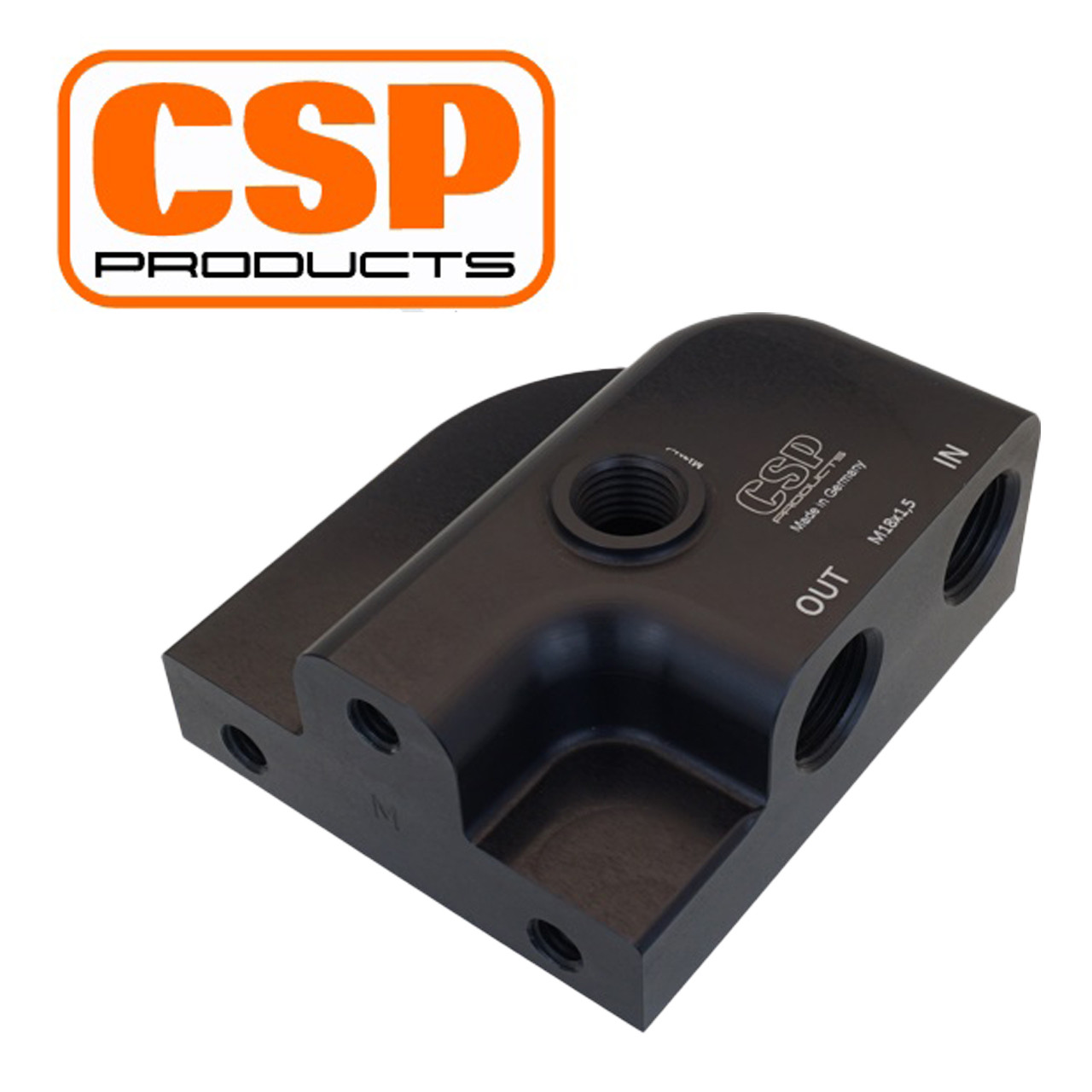C31-115-170-038LCT - CSP BILLET OIL FILTER ADAPTER BRACKET 3/8 IN.-NPT ...