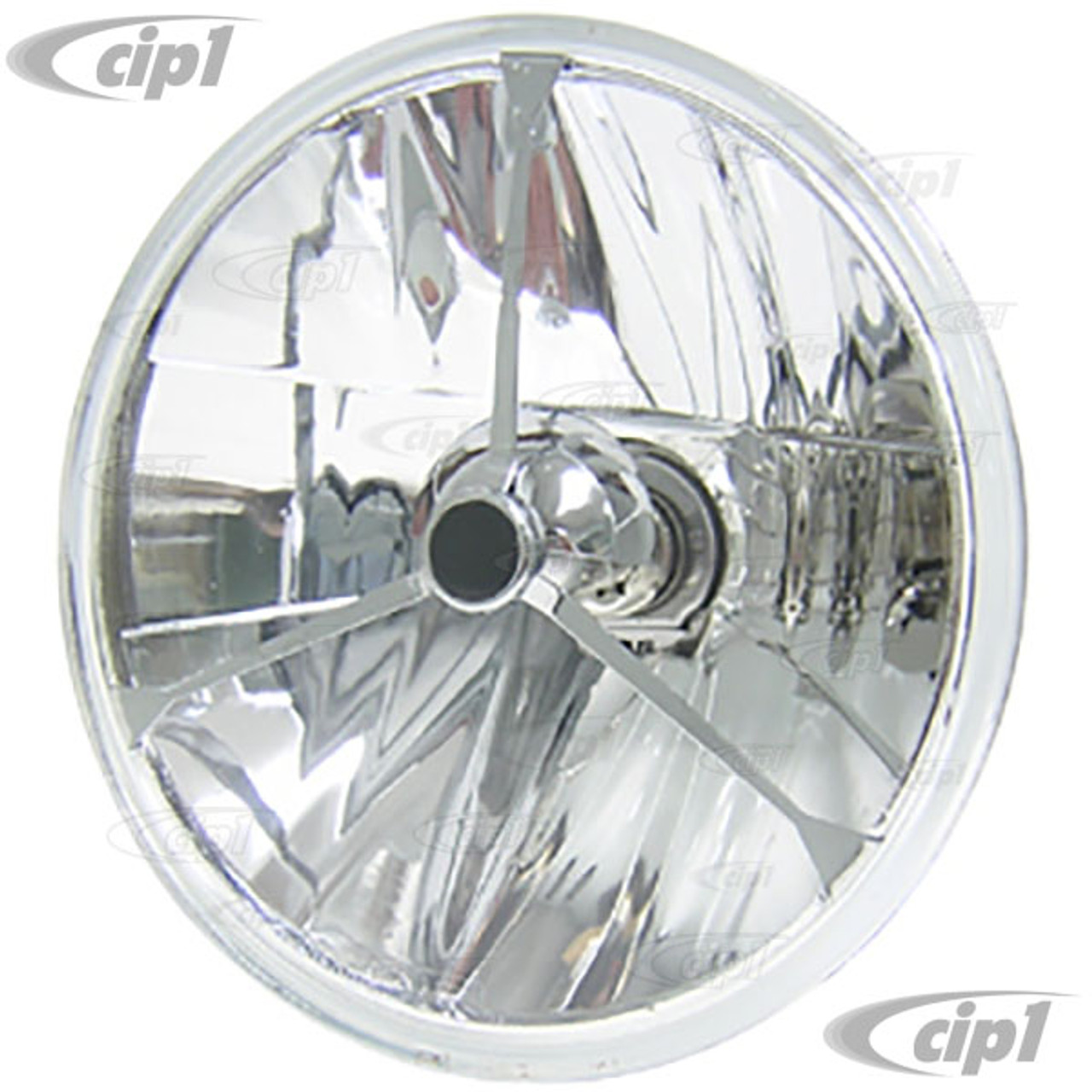 C13-16-9108 - 7 INCH WAVE CUT TRI-BAR HALOGEN HEADLIGHT BULB