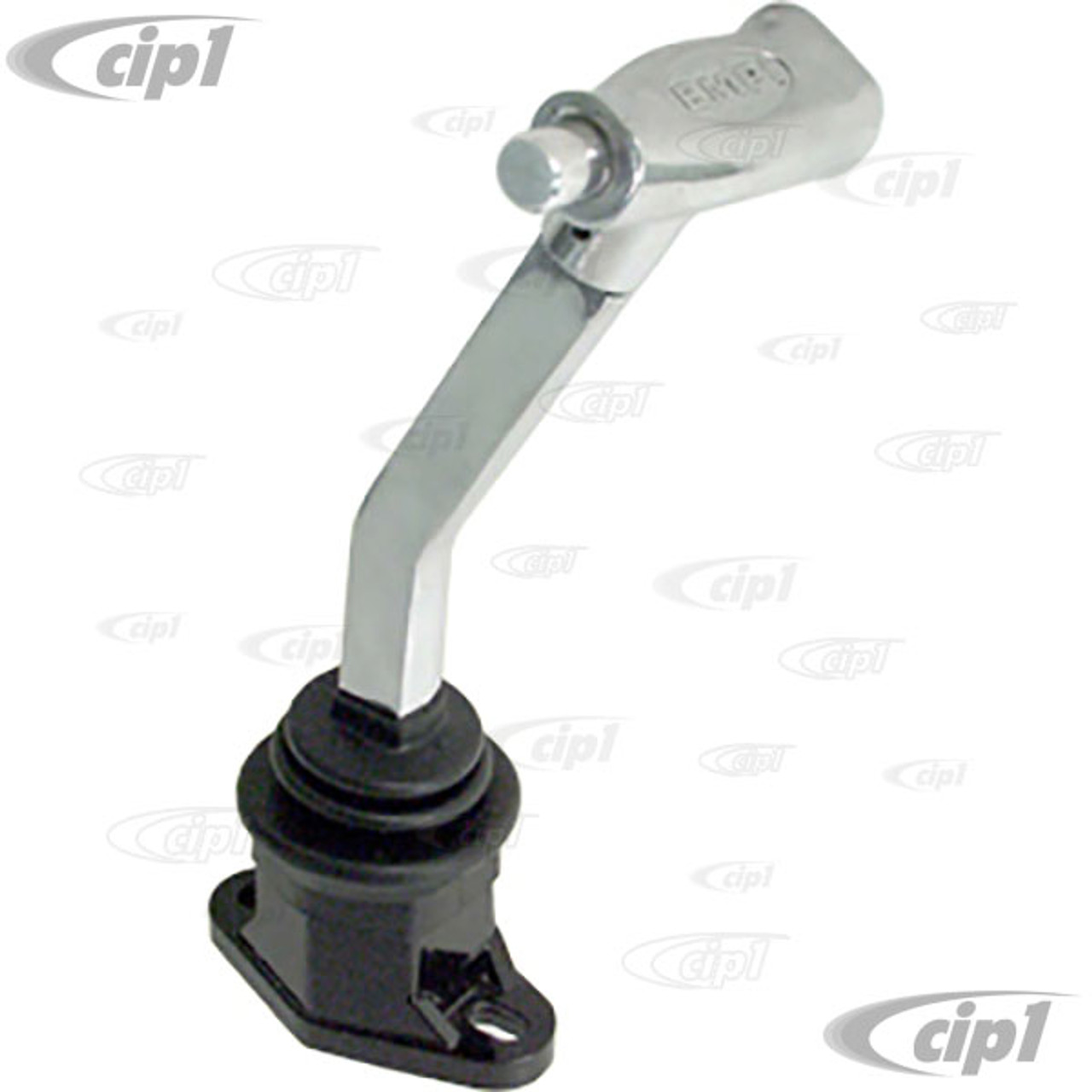 C13-4499-02 - EMPI LOGO T-HANDLE BUTTON SHIFTER - LONG - 12 INCH OVERALL -  ALL BEETLE 50-79 - GHIA 56-74 - TYPE-3 62-73 - SOLD EACH