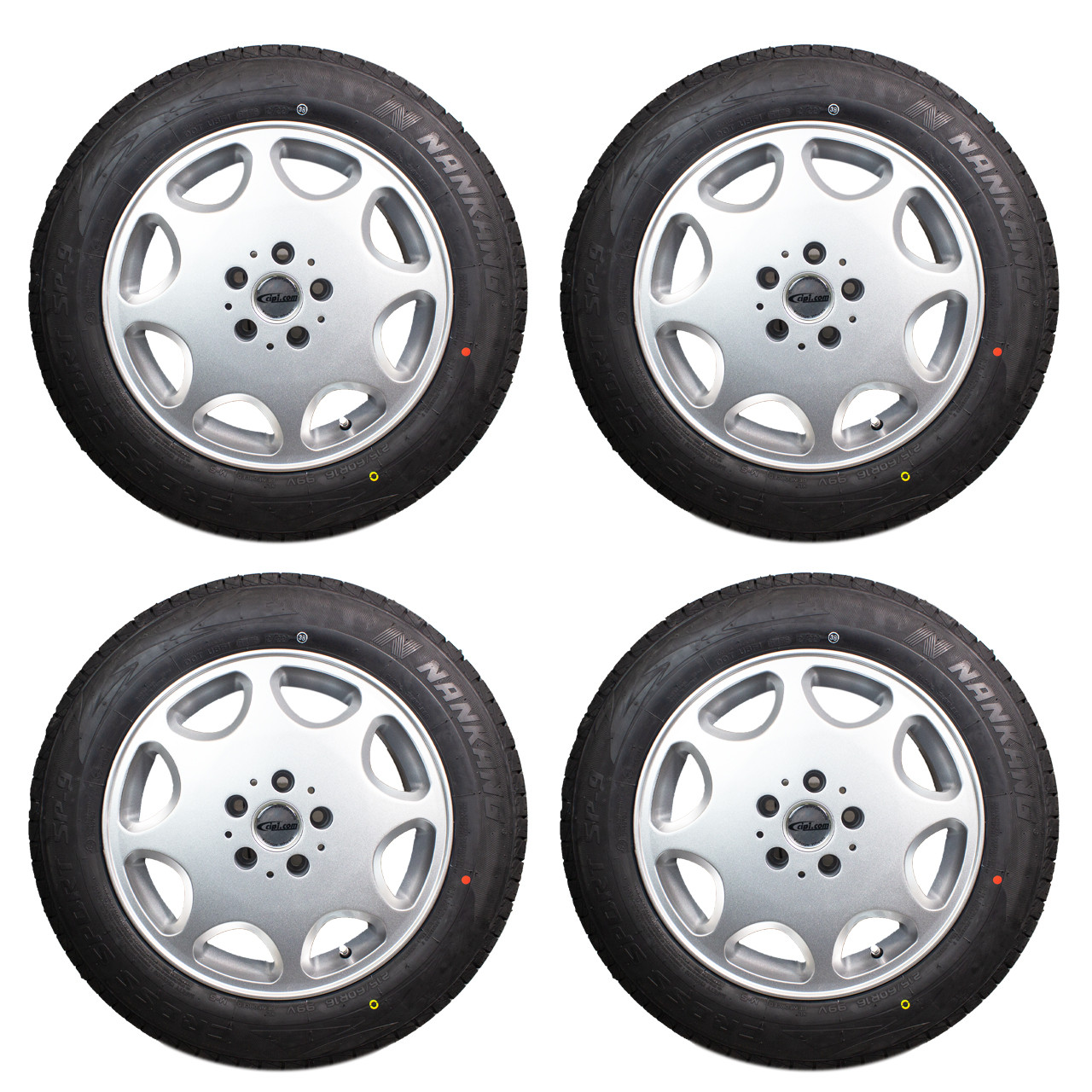 ACC-C10-6599-SET - WHEEL/TIRE PACKAGE- SILVER 16X7.5 ALLOY WHEEL 