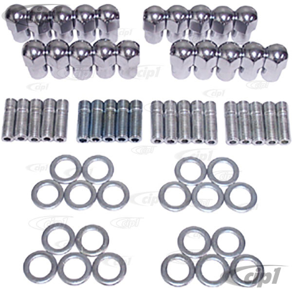 ACCC106693 12MM WHEEL HARDWARE KIT STUDS/ NUTS/WASHERS BEETLE