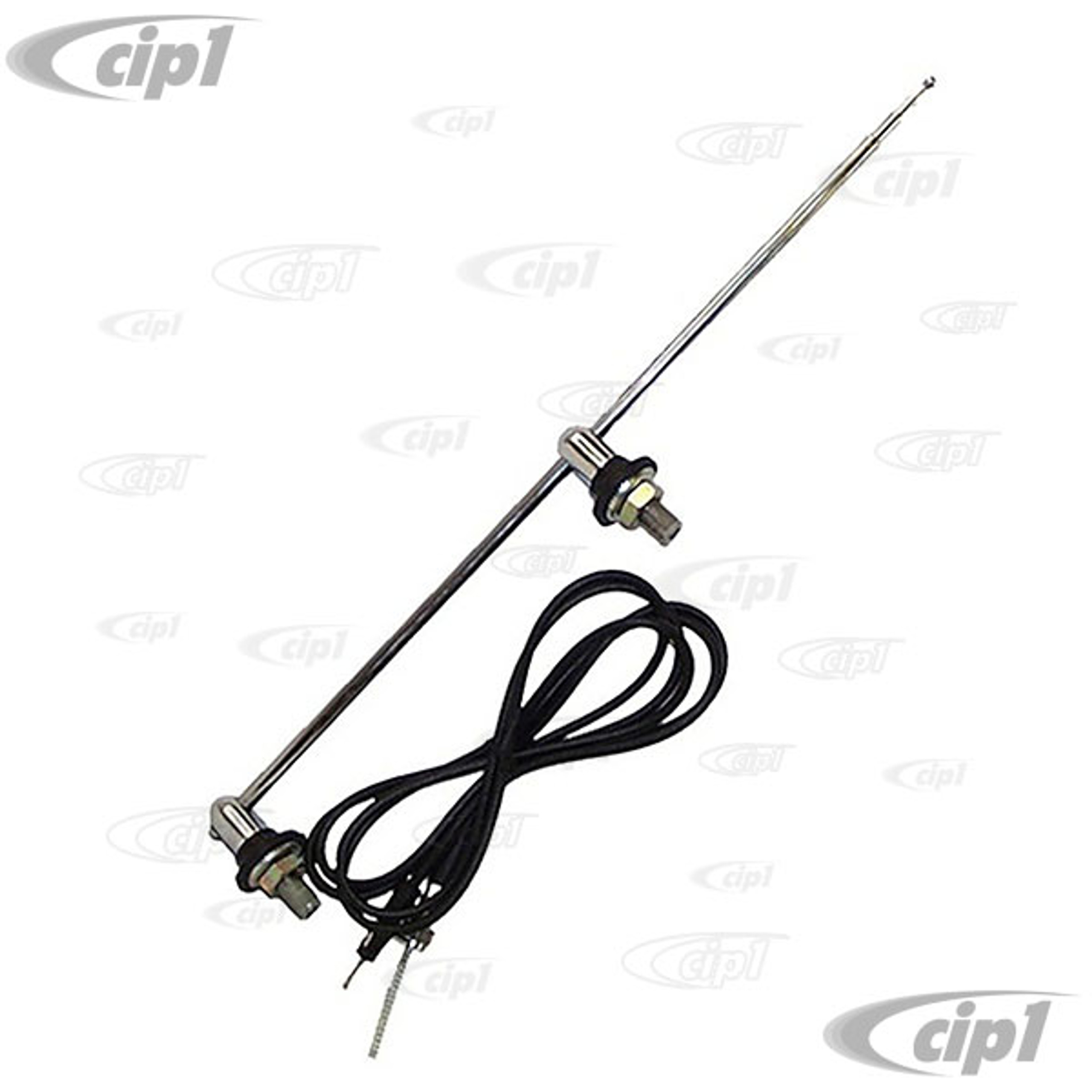 ACCC103342 (583506 ZVW5) CHROME DUAL BASE SIDE MOUNT ANTENNA