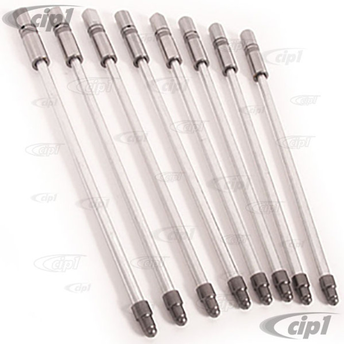 VWC-111-109-301-ASET - (111109301A) - SET OF 8 - OE QUALITY - 36HP PUSHRODS WITH LIFTERS - 25HP & 36HP 1946-1960 - SOLD SET OF 8