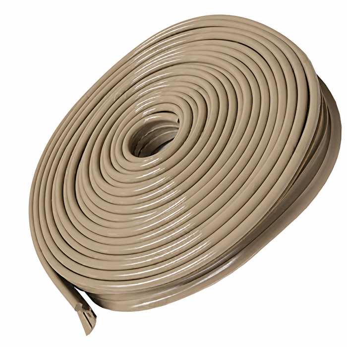 VWC-111-821-707-BTN - 1 ROLL OF BEIGE FENDER BEADING - WILL DO 4 FENDERS ON 1 CAR - BEST QUALITY - BEETLE 46-79 - SOLD ROLL