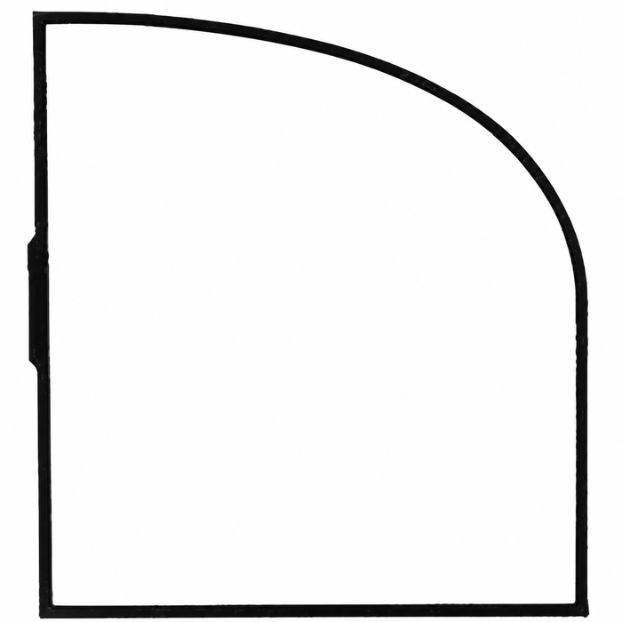 VWC-111-831-721-A - 111831721A - BRAZILIAN MADE DOOR SEAL - LEFT - BEETLE SEDAN 56-66 - SOLD EACH