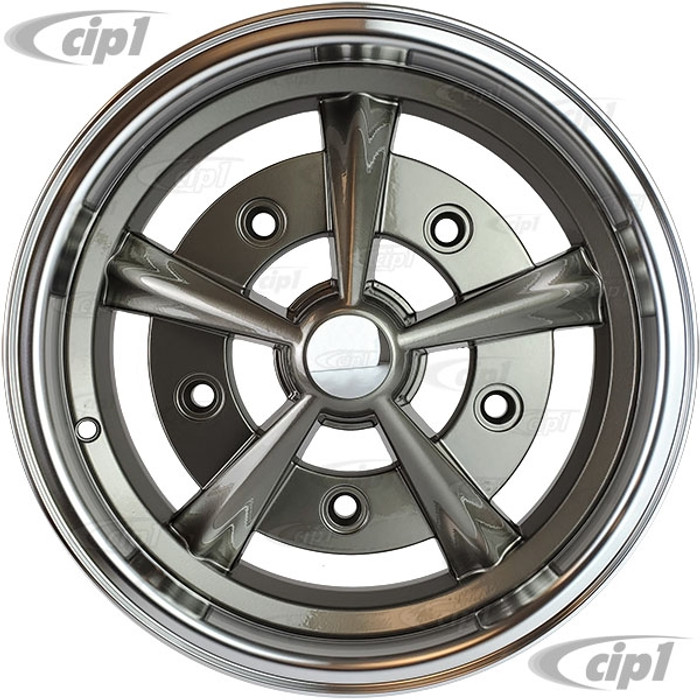 ACC-C10-6659 - Cip1 GUN METAL FINISH RADER STYLE WHEEL (9752 RAIDER) - 15 INCH X 5 INCH - 5 X 205MM BOLT WHEEL (3.25 IN. BACKSPACE)- SOLD EACH