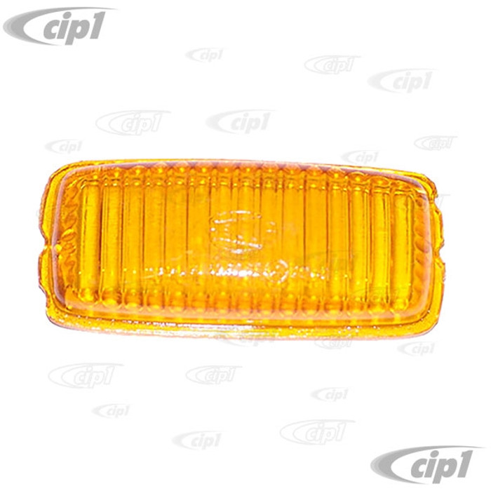 VWC-111-941-371-OR - (111941371) HELLA MARKING - REPLACEMENT AMBER LENSE FOR REVERSE/BACK-UP LIGHT - PLASTIC - BEETLE 1967 / GHIA 67-69 / BUS 67-71 / TYPE-3 67-69 - SOLD EACH