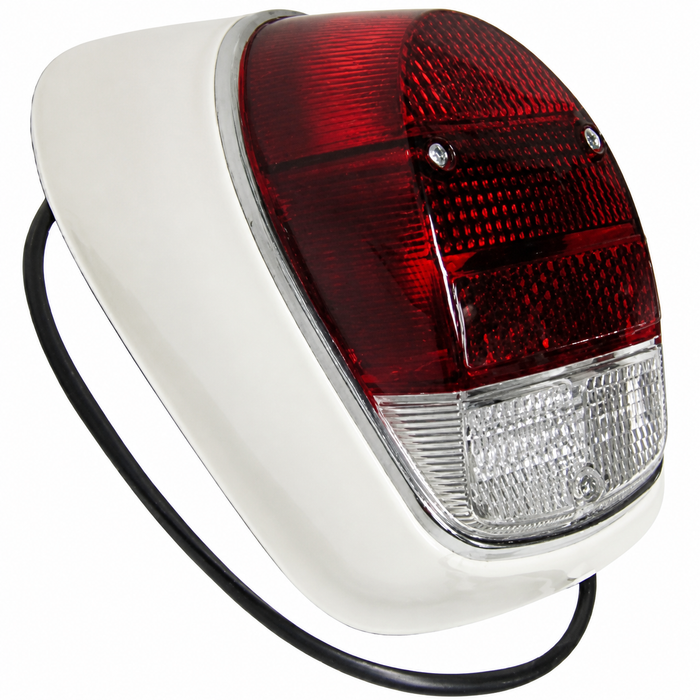 VWC-111-945-095L - 111945095L - COMPLETE TAIL LIGHT ASSEMBLY WITH RED LENS (USA STYLE) - LEFT - BEETLE 68-70 - SOLD EACH
