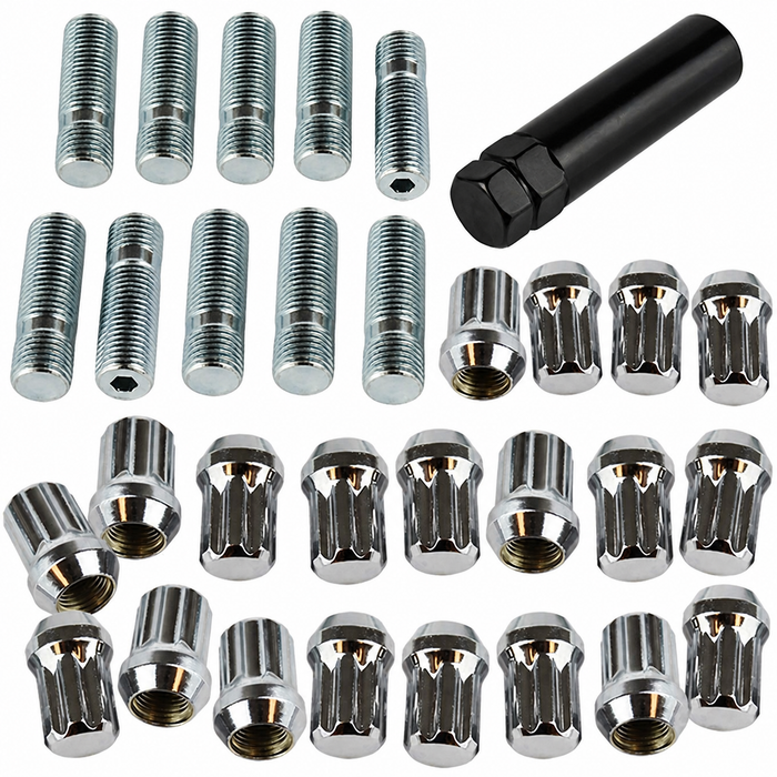 ACC-C10-6687 - 14MM TUNER STYLE ACORN NUT KIT - FOR VANAGON 80-92 - SOLD SET
