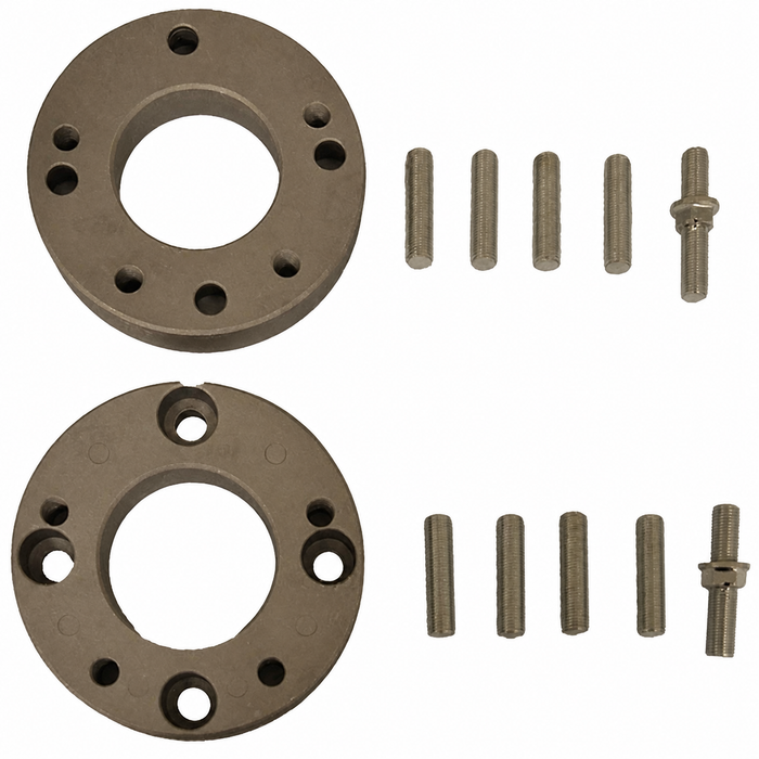 ACC-C10-6711 - EMPI 9500 - 4 BOLT VW WHEEL ADAPTERS TO 911 STYLE 5X130MM PATTERN - 1 INCH THICK (14MM STUDS INCLUDED - SPECIAL MOUNTING BOLTS SOLD SEPARATELY) SOLD PAIR