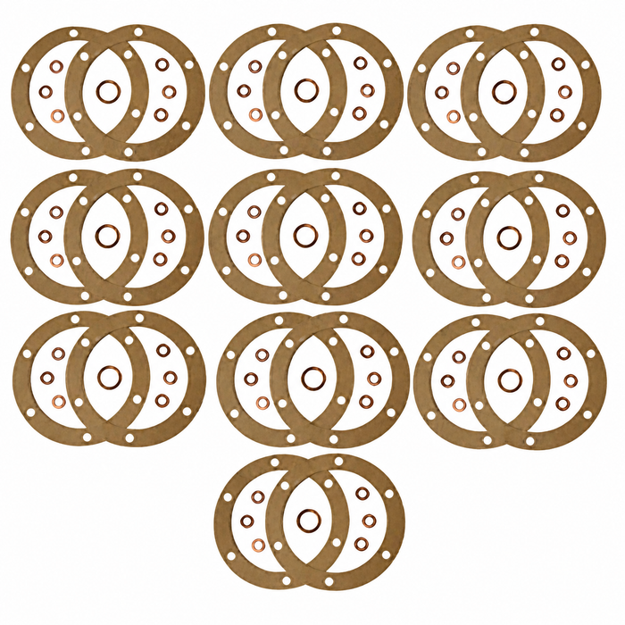 VWC-113-198-031-10 - 113198031 - 10 COMPLETE OIL CHANGE GASKET KITS - ALL 12-1600CC BEETLE STYLE ENGINES - 10 COMPLETE KITS
