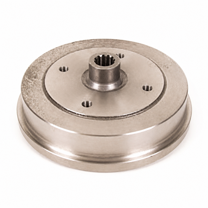 VWC-113-501-615-J - 113501615J - PREMIUM REAR BRAKE DRUM - BEETLE 68-79 - GHIA 68-74 - WILL FIT 1967 GHIA WITH MACHINING - SOLD EACH
