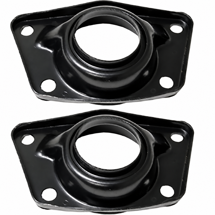 VWC-113-511-227-BPR - REAR TORSION BAR COVERS FOR SINGLE SPRING PLATES - WITH HOLE - LEFT OR RIGHT - BEETLE/GHIA 71-79 - THING 73-74 - SOLD PAIR