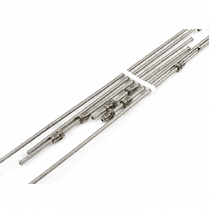 VWC-113-698-996-F - METAL BRAKE LINE KIT - INCLUDES ALL STEEL BRAKE LINES FOR COMPLETE CAR - SUPER BEETLE 71-73 - REF.#'s 113698996F - 113698001D - SOLD KIT