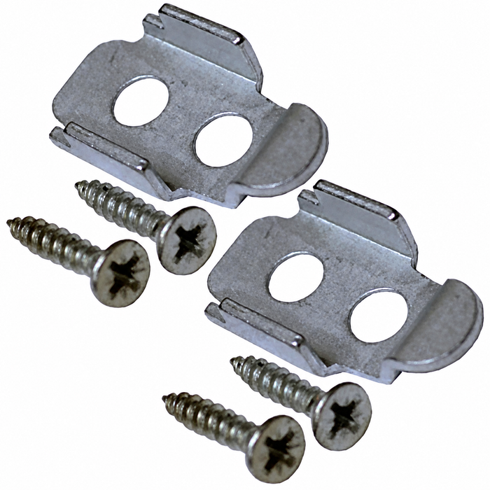 VWC-113-857-635-CPR - 113857635C - ASSIST STRAP MOUNTING BRACKETS - BEETLE SEDAN 68-79 - SOLD PAIR