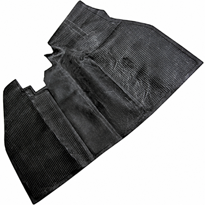 VWC-113-863-703-A - 113863703A - FRONT RUBBER FLOOR MAT OVER TUNNEL - BLACK - BEETLE 60-67 (SEE NOTES ABOUT COLOR) - SOLD EACH