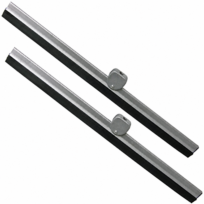 VWC-113-955-425-BSPR - 113955425B - TOP QUALITY - SILVER FLAT STYLE WIPER BLADES - 9 INCH LONG - BEETLE 58-64 - SOLD PAIR