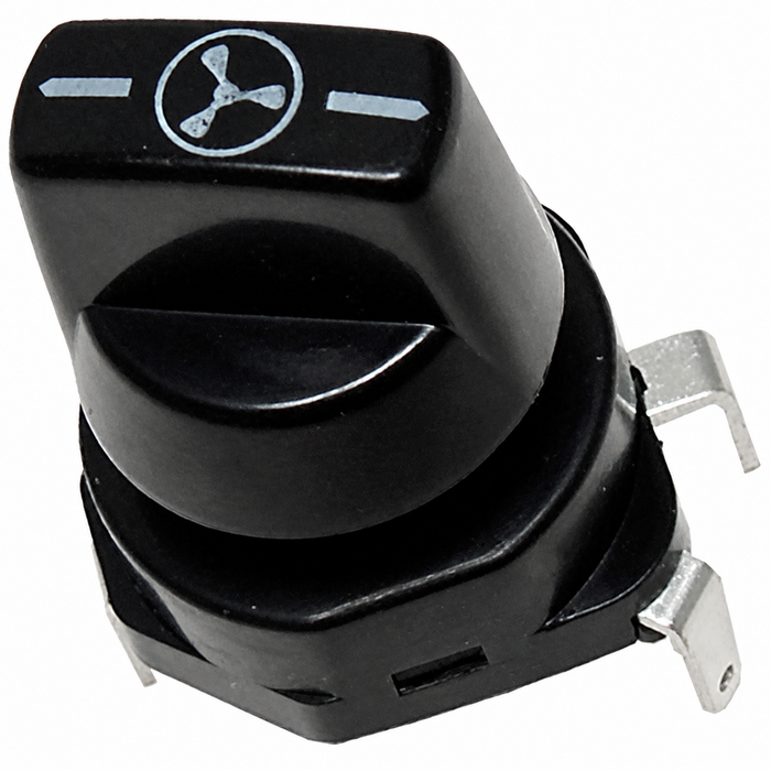 VWC-113-959-511 - 113959511 - EXCELLENT REPRODUCTION - FRESH AIR FAN DASH SWITCH WITH KNOB - STANDARD BEETLE 71-77 - SUPER BEETLE 71-72 - SOLD EACH