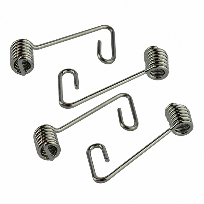 VWC-117-867-535-SET - 117867535 - GERMAN QUALITY - SET OF 4 HEADLINER STEEL BOW / ROD SECURING SPRINGS - BEETLE WITH SUNROOF 64-77 (4 PER CAR REQUIRED) - SOLD SET
