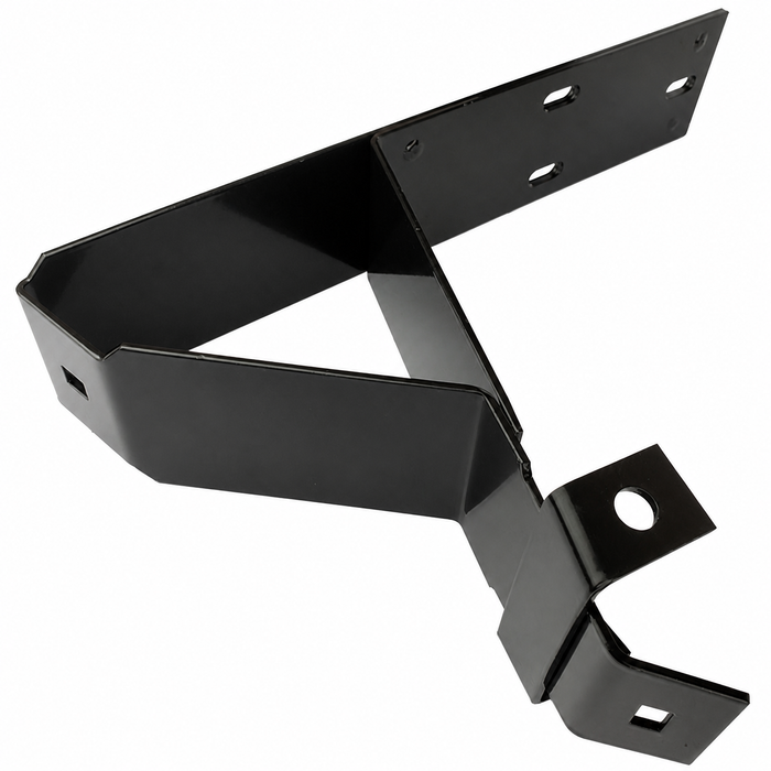 VWC-141-707-135-B - 141707135B - EXCELLENT QUALITY FROM GERMANY - BLACK POWDER COATED - FRONT BUMPER BRACKET - FIT LEFT OR RIGHT SIDE - KARMANN GHIA 72-74 - SOLD EACH