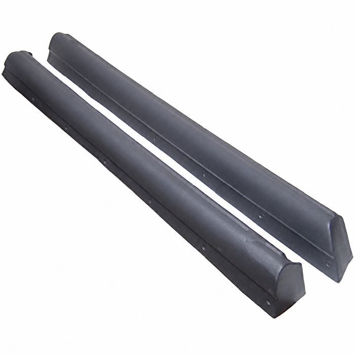 VWC-143-867-121-PR - FRONT DOOR TOP BLACK GRAIN COVERS - GHIA 72-74 - SOLD PAIR