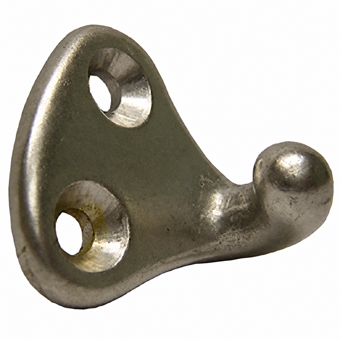 VWC-151-885-561 - 151885561 - REAR SEAT STRAP HOOK - SECURES SEAT BACK TO BODY - BEETLE CONVERTIBLE 50-67 - GHIA CONVERTIBLE 56-67