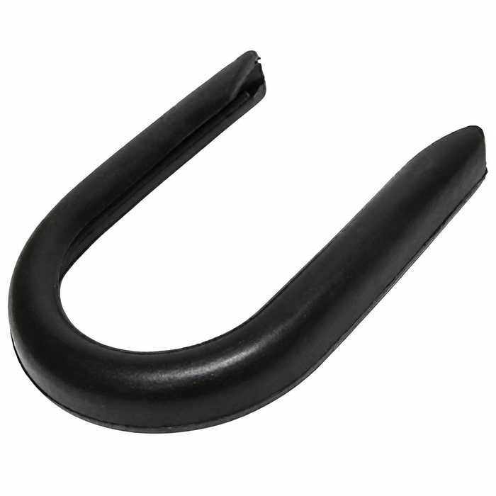 VWC-211-415-639 - 211415639 - EXCELLENT REPRODUCTION - KNEE PROTECTOR - BLACK RUBBER ON STEERING COLUMN - BUS 55-67 - SOLD EACH