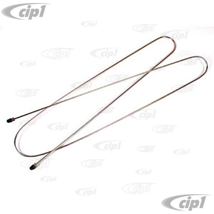 VWC-211-611-741-B - (211611741B 311611741) - METAL BRAKE LINE FRONT TO REAR 2200MM - BEETLE 50-79 / GHIA 56-74 / BUS 71-79 / TYPE-3 62-74 - SOLD EACH