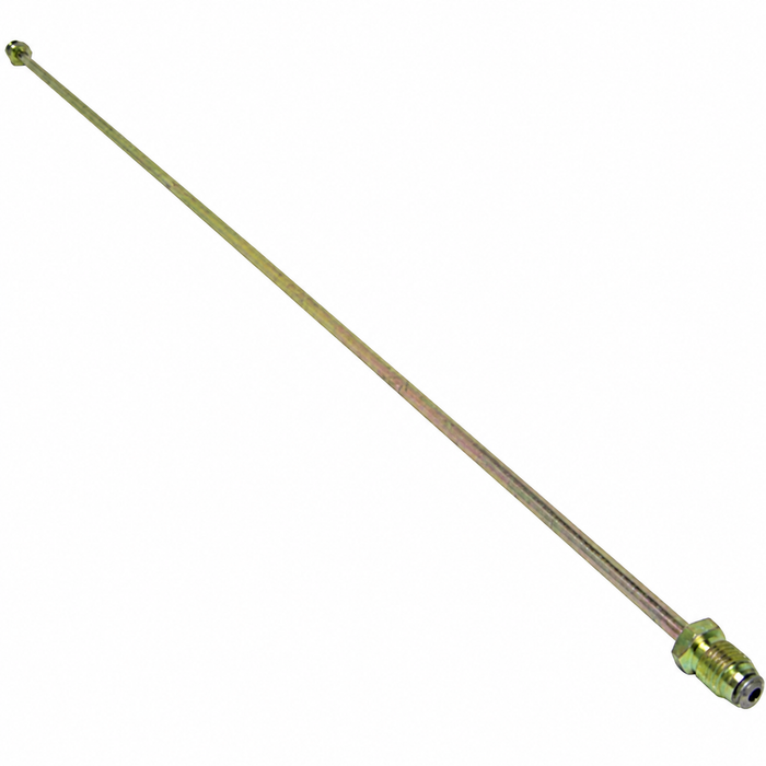 VWC-211-611-764-B - 211611764B - METAL BRAKE LINE 575MM - BETWEEN T-FITTING & REAR BRAKE HOSE - LEFT OR RIGHT - BUS 68-79